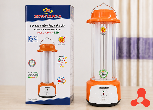ĐÈN SẠC TÍCH ĐIỆN KHẨN CẤP HONJIANDA HJD-1830 (T10)
