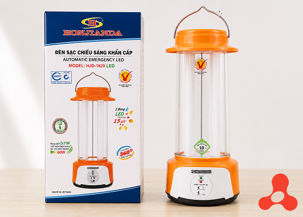 ĐÈN SẠC TÍCH ĐIỆN KHẨN CẤP HONJIANDA HJD-1820 (T10)