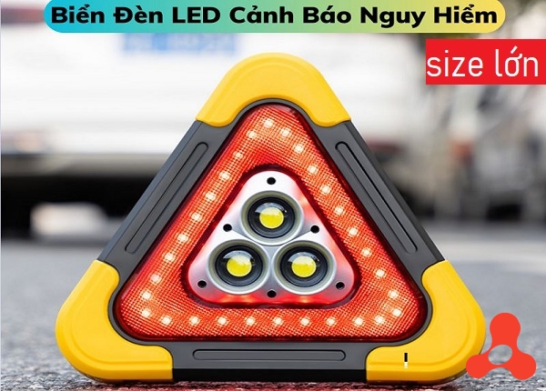 ĐÈN TAM GIÁC CẢNH BÁO NGUY HIỂM DỪNG ĐỖ XE SIÊU SÁNG LOẠI LỚN