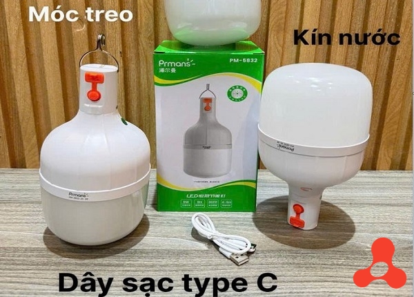 ĐÈN TÍCH ĐIỆN CHỐNG NƯỚC PM-5832