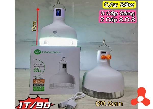 ĐÈN TÍCH ĐIỆN SIÊU SÁNG DP 7856