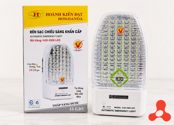 ĐÈN TÍCH ĐIỆN KHẨN CẤP HONJIANDA HJD-2500 LED (T10)