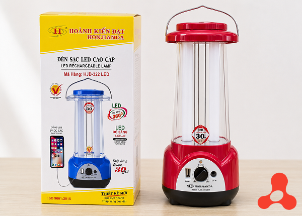 ĐÈN TÍCH ĐIỆN KHẨN CẤP HONJIANDA HJD-322 LED (T10)