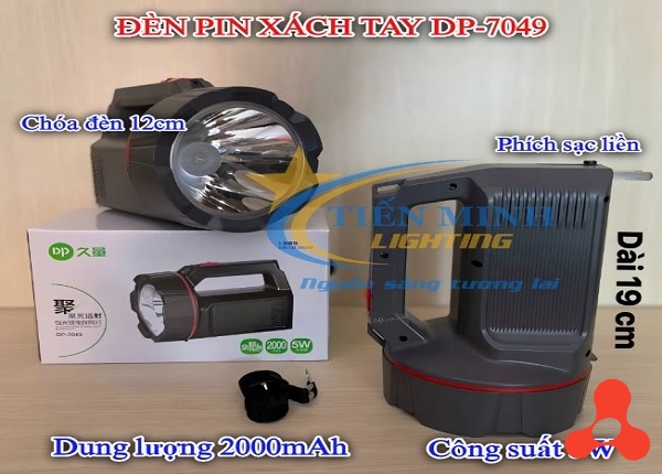 ĐÈN XÁCH TAY SIÊU SÁNG DP 7049