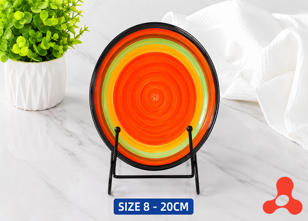 ĐĨA SỨ ẢO CẦU VÒNG SIZE 8 - 20CM (T60)
