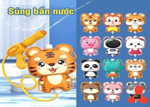 ĐỒ CHƠI BALO SÚNG BẮN NƯỚC HÌNH THÚ