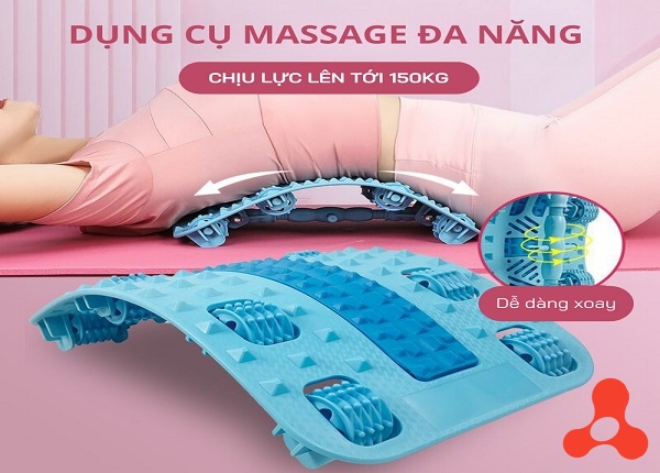 DỤNG CỤ HỖ TRỢ CỘT SỐNG 8 CON LĂN