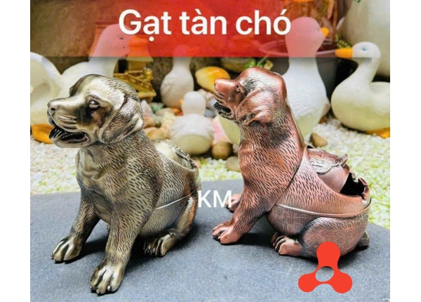 GẠT TÀN THUỐC HÌNH CHÚ CHÓ