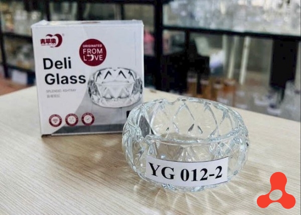 GẠT TÀN THUỐC THUỶ TINH TRÒN YG012-2