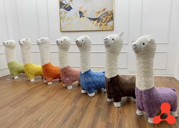 GẤU BÔNG LẠC ĐÀ ALPACA CAO 1M