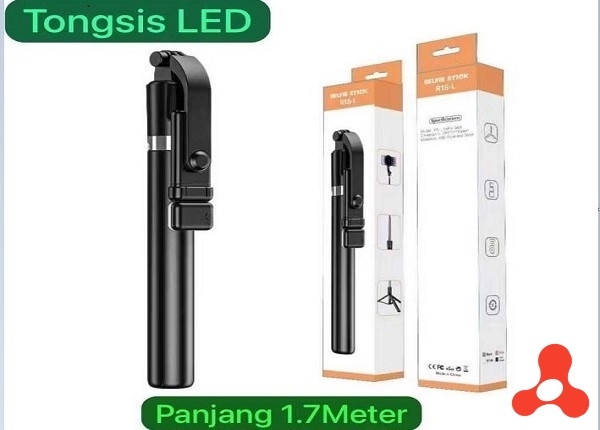GẬY CHỤP HÌNH 3 CHÂN DÀI 170CM LED R1S-L