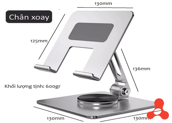 GIÁ ĐỠ MÁY TÍNH BẢNG JK2 THÉP CARBON XOAY 360