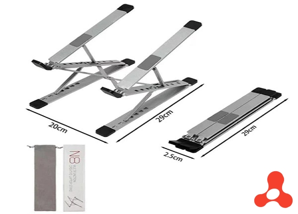 GIÁ ĐỠ MÁY TÍNH BẰNG NHÔM CÓ THỂ ĐIỀU CHỈNH