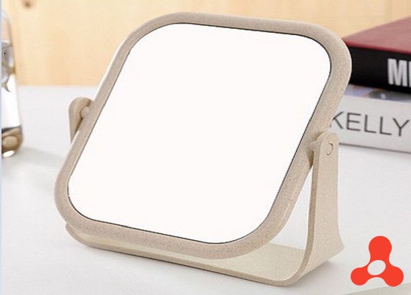 GƯƠNG TRANG ĐIỂM VUÔNG XOAY 360 ĐỘ