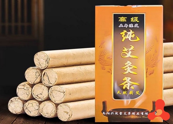 HỘP 10 NHANG NGÃI CỨU KÈM ĐẾ CẮM DÙNG TRONG CHÂM CỨU