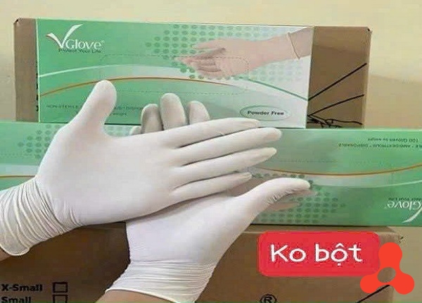 HỘP 100 GĂNG TAY Y TẾ KHÔNG BỘT VGLOVE