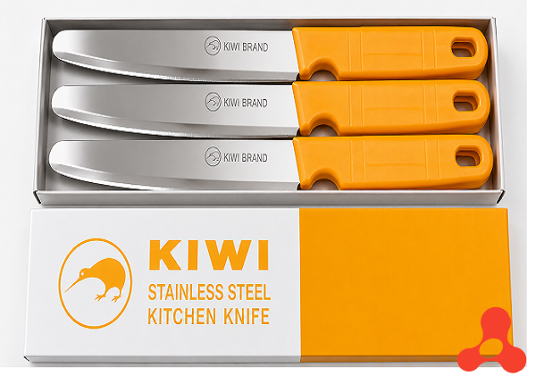 HỘP 12 DAO THÁI CÁN VÀNG KIWI 512 (T150)