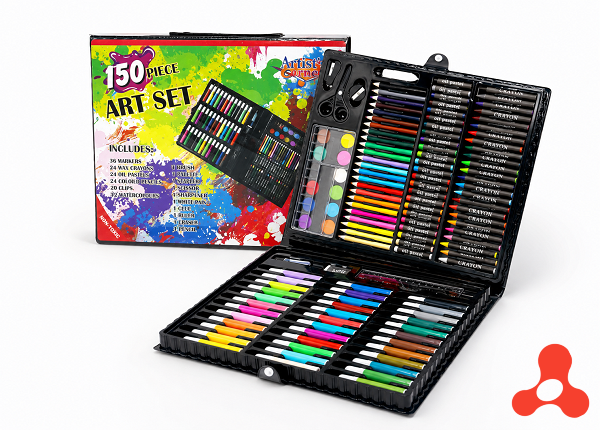HỘP BÚT TÔ MÀU 150 CHI TIẾT (T20)