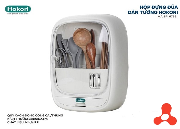 HỘP ĐỰNG ĐŨA DÁN TƯỜNG HOKORI 6788 (T6)