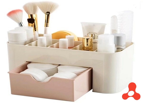HỘP ĐỰNG MỸ PHẨM TRANG ĐIỂM CÓ NGĂN KÉO