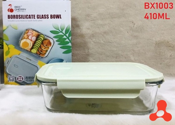 HỘP THỦY TINH CHỮ NHẬT 410ML BTX1003