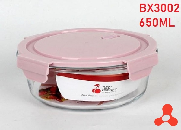 HỘP THỦY TINH TRÒN 650ML BX3002