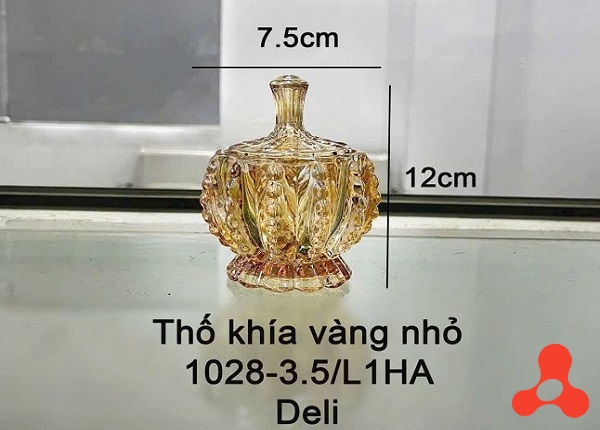 HỦ MỨT TẾT KHÍA VÀNG NHỎ DELI 1028-3.5L1HA (T48)