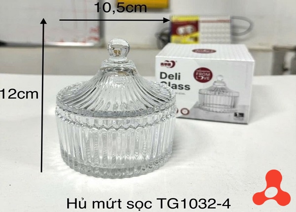 HỦ MỨT TẾT THUỶ TINH DELI TG1032- 4