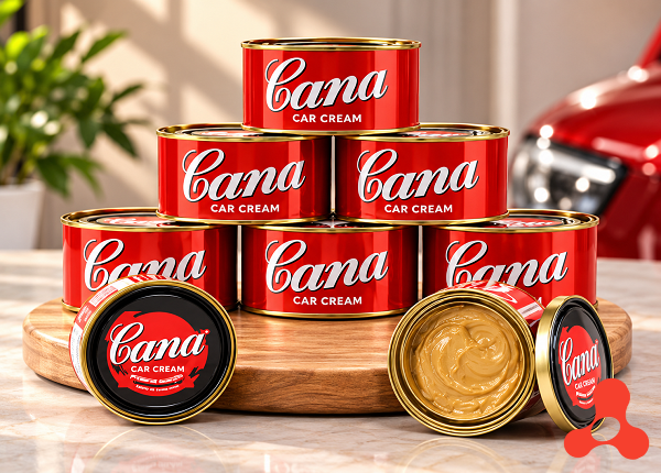 KEM ĐÁNH BÓNG XE CANA CAR CREAM 220g (T12)