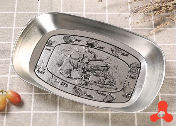 KHAY ĐỰNG ĐỒ ĂN KHẮC HOA VĂN PHONG CÁCH RETRO