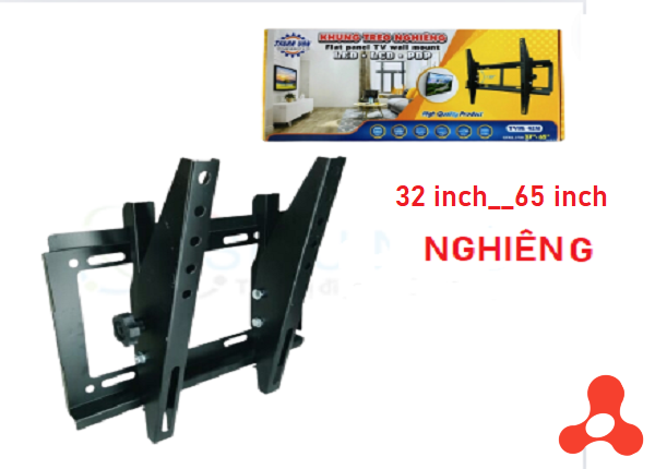 KHUNG TREO TIVI NGHIÊNG 32 ĐỀN 65 INCH