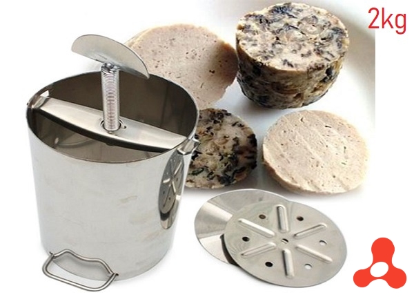 KHUÔN LÀM CHẢ GIÒ, GIÒ THỦ INOX 2KG