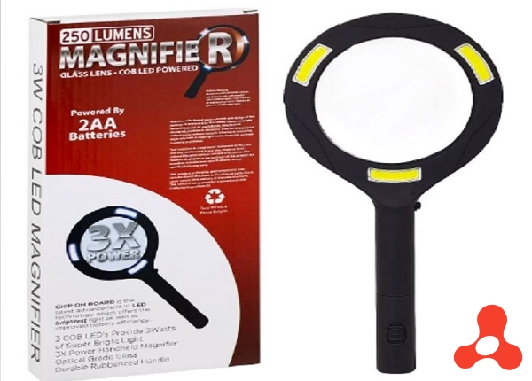 KÍNH LÚP CẦM TAY CÓ ĐÈN LED PHÓNG ĐẠI 3X