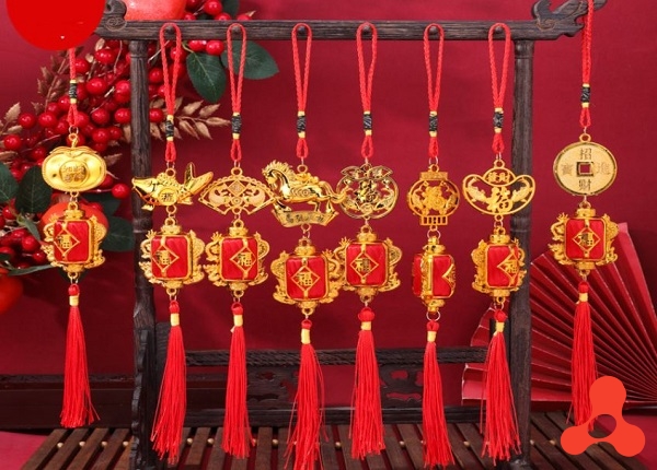 LIỄNG TREO CÂY MAI, CÂY ĐÀO TRANG TRÍ TẾT