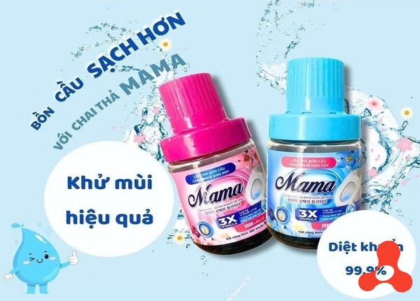 LỌ THẢ BỒN CẦU MAMA SIÊU SẠCH 180G