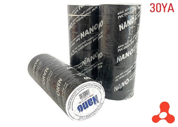 LỐC 10 CUỘN BĂNG KEO ĐEN CÁCH ĐIỆN NHẬT BẢN 30YA