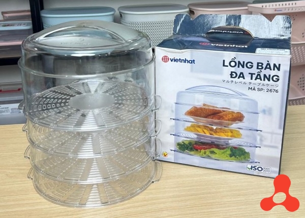 LỒNG BÀN ĐẬY THỨC ĂN 5 TẦNG VIỆT NHẬT MS2676