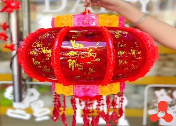 LỒNG ĐÈN LED XOAY THUỶ LẬP PHƯƠNG #120-63CM (T16)