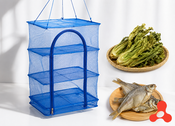 LỒNG LƯỚI PHƠI THỰC PHẨM KHÔ 4 TẦNG