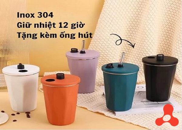 LY GIỮ NHIỆT 600ML INOX 304 NHIỀU MÀU