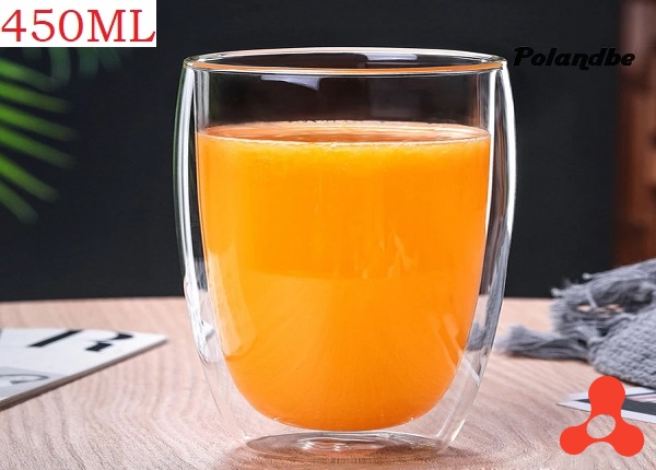 LY THỦY TINH 2 LỚP 450ML CHỊU NHIỆT FG450D
