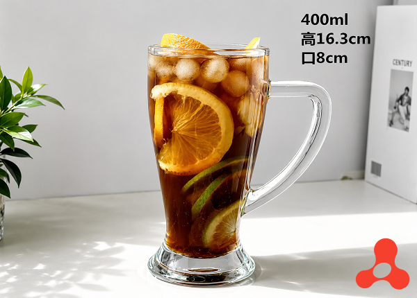 LY THỦY TINH QUAI CẦM CAO CẤP 400ML (T48)