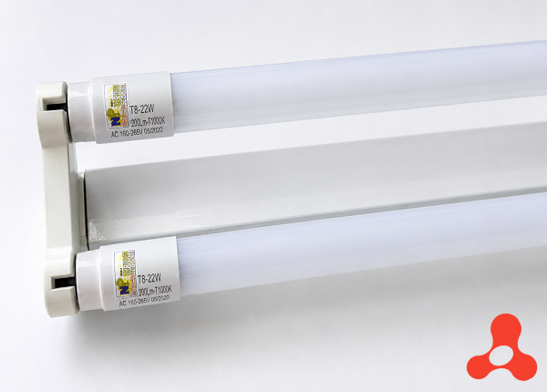 MÁNG ĐÈN TUÝP LED 1M2 (MÁNG ĐÔI)-T50