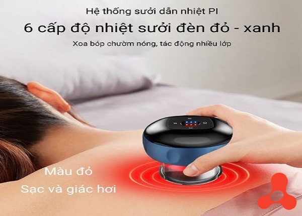 MÁY GIÁC HƠI 6 CẤP ĐỘ SƯỞI ĐÈN (TÍCH ĐIỆN)