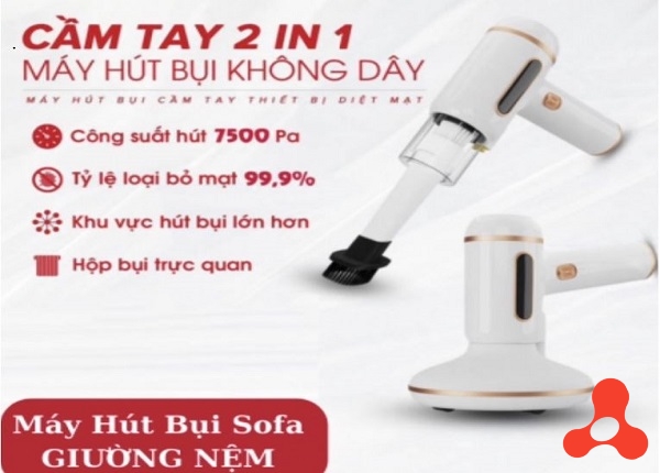 MÁY HÚT BỤI GIƯỜNG NỆM 2IN1