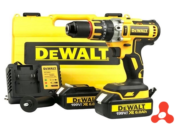 MÁY KHOAN PIN 199V DEWALT 13 LY HỘP VÀNG