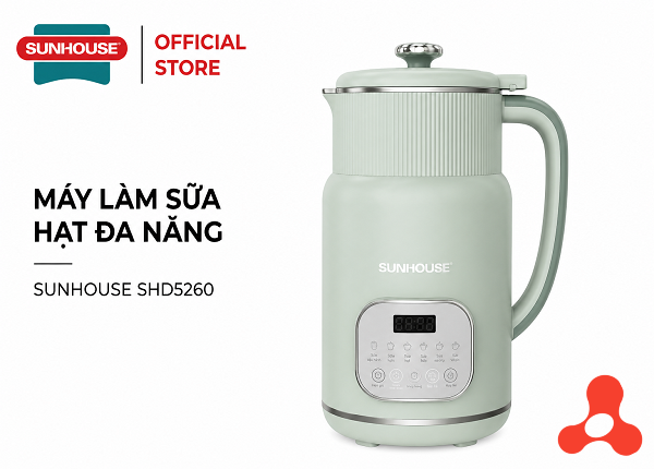 MÁY LÀM SỮA HẠT ĐA NĂNG SUNHOUSE SHD5260 (T4)