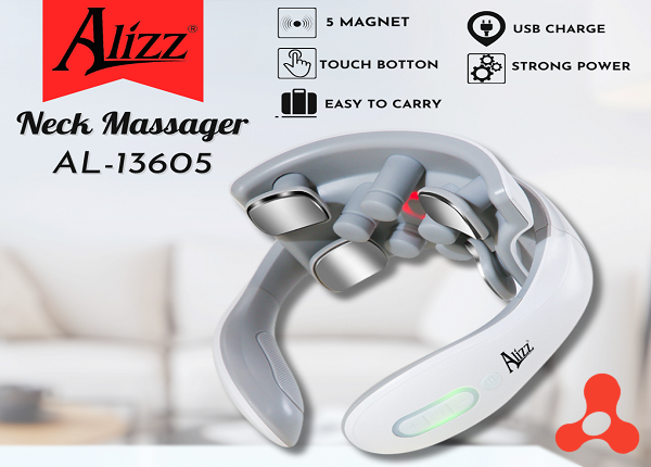 MÁY MASSAGE CỔ VAI GÁY XUNG ĐIỆN ALIZZ AL- 13605