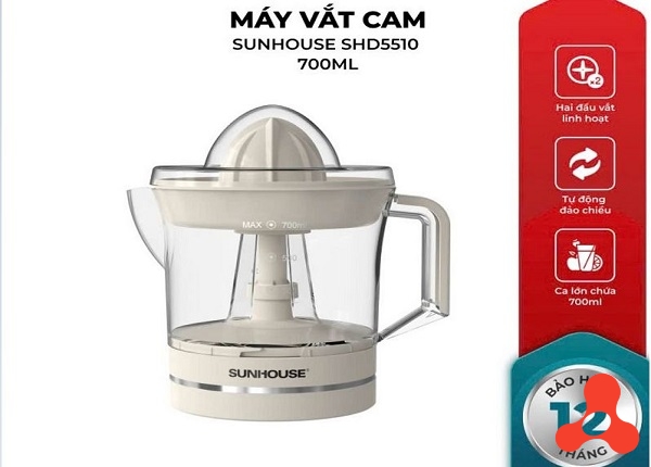 MÁY VẮT CAM TỰ ĐỘNG SUNHOUSE SHD5510