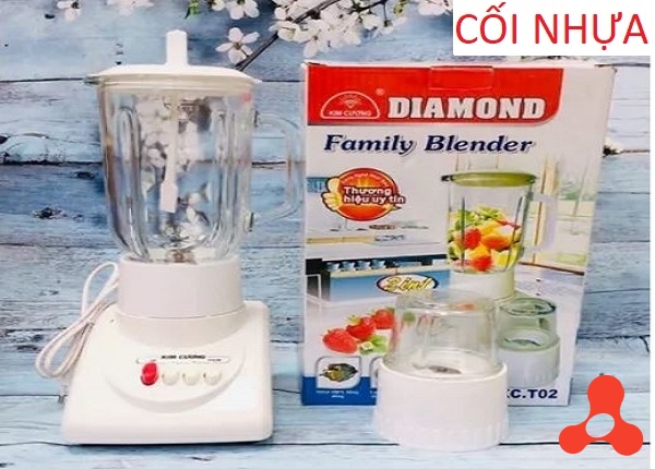 MÁY XAY SINH TỐ 2 CỐI NHỰA KIM CƯƠNG KC T02